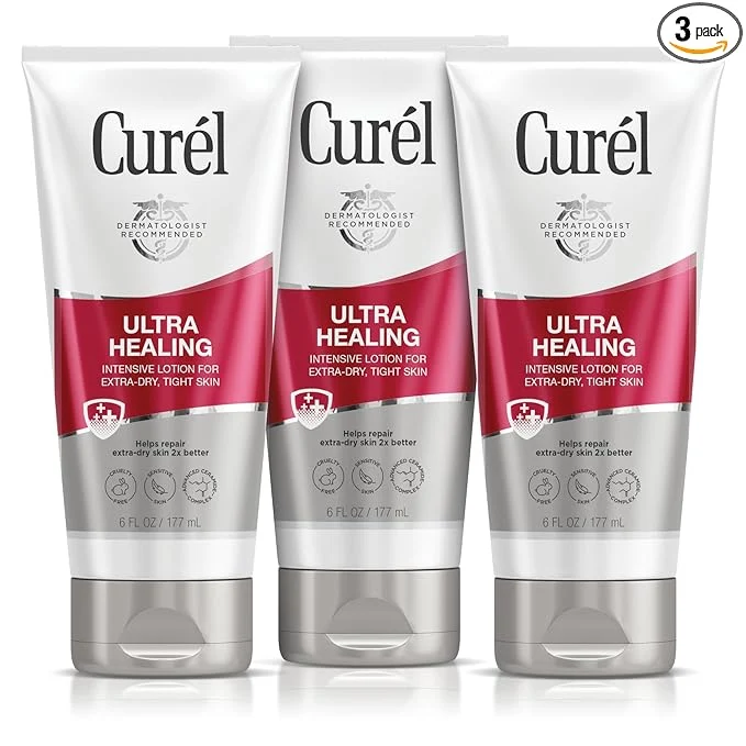 Lightweight Curel Ultra Healing Intensive Fragrance- Lotion Green