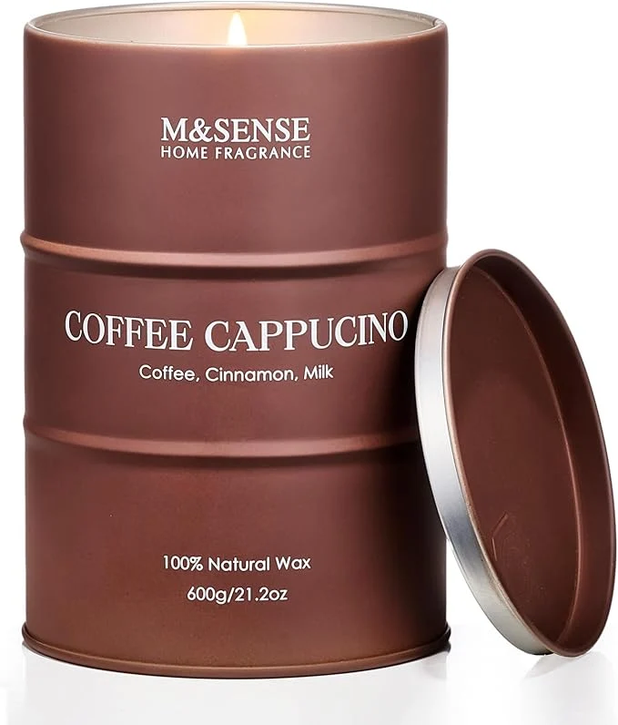 Advanced M SENSE Coffee Cappucina Scented Candles Christmas Soy Wax Christmas Decor Outstanding