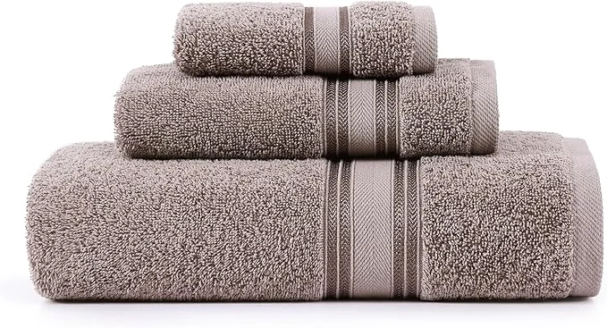 Natural LANE LINEN Luxury Bath Towels Set Modern