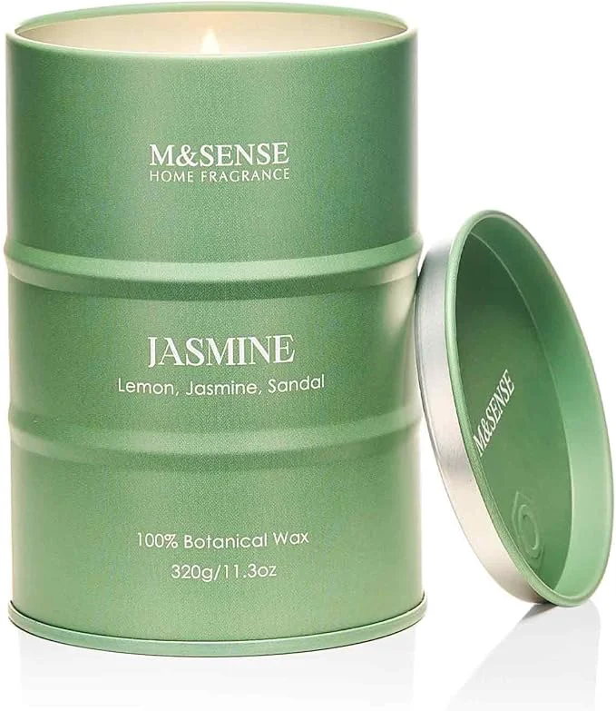 Specialty M SENSE Jasmine Scented Candles Natural Non Toxic Aromatherapy Candle Prestigious