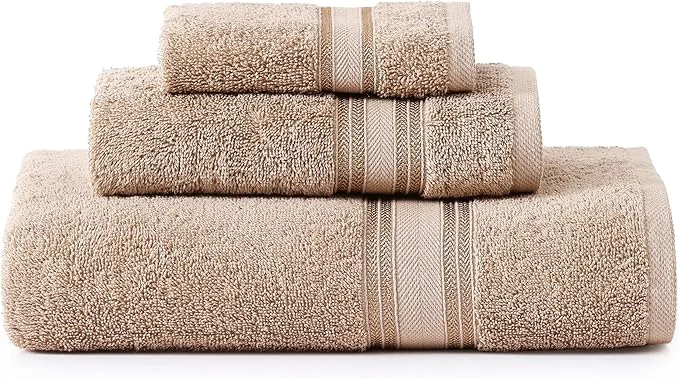 Enhanced LANE LINEN Luxury Bath Towels Set Sophisticated