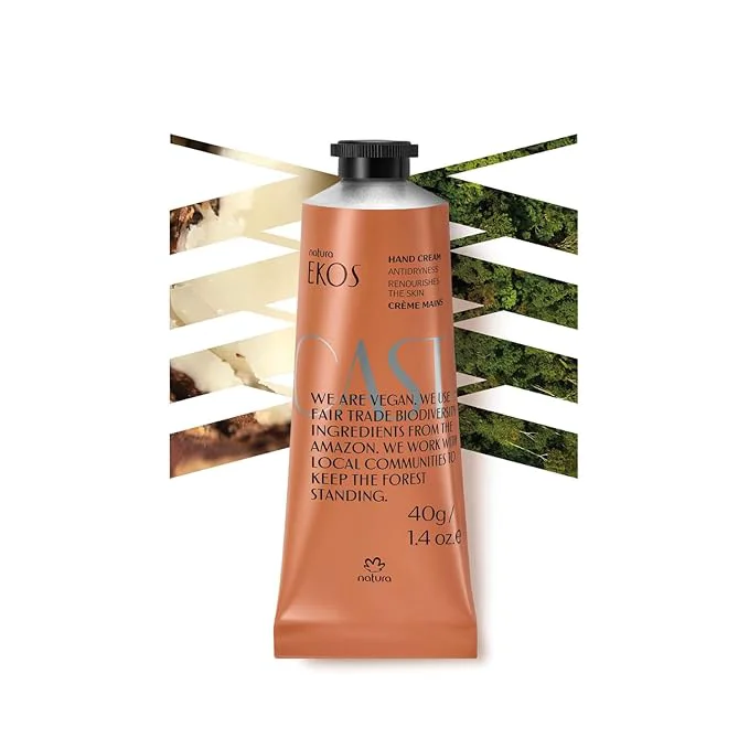 Elite Natura - Brazil Nut Hand Cream Travel Size- Anti-Dryness Castanha Hand Balm - Dependable