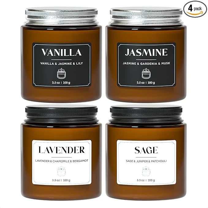 High-Performance NORVENCE Scented Candles Gift Set Stress Relief Candles Trusted