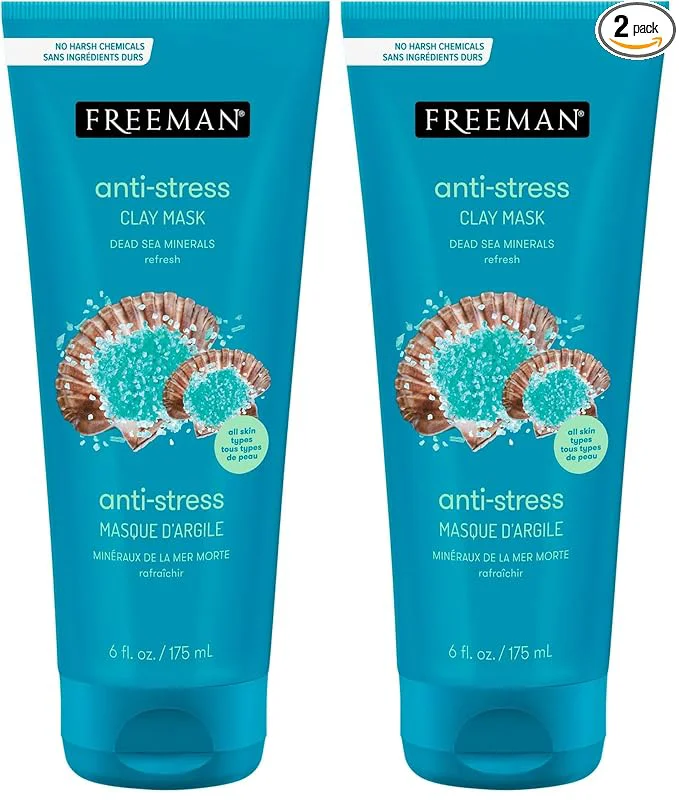 User-Friendly MAN Dead Sea Minerals Anti-Stress Clay Facial Mask Hydrating Clarifying Verified