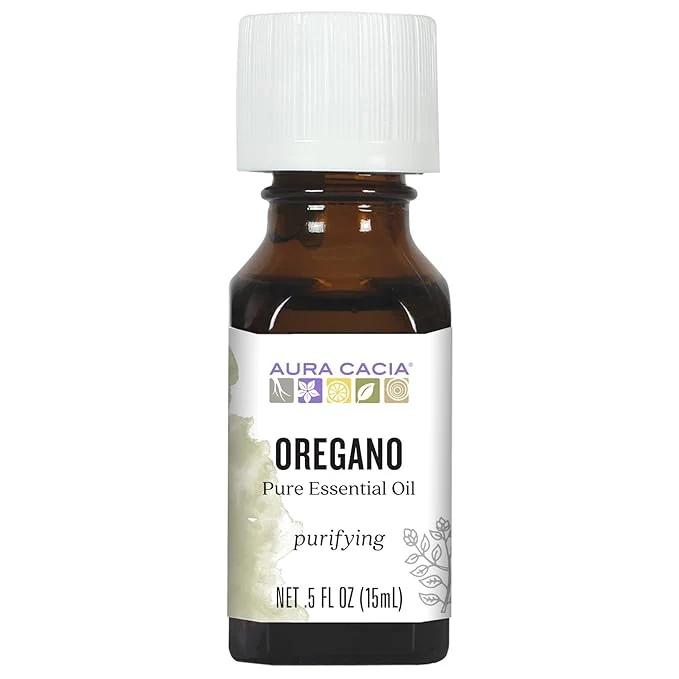Natural Aura Cacia Pure Oregano Essential Oil GC MS Tested Excellent