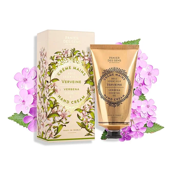 Official Panier des Sens – Lemon Verbena Hand Cream – Moisturizing Hand Lotion Efficient