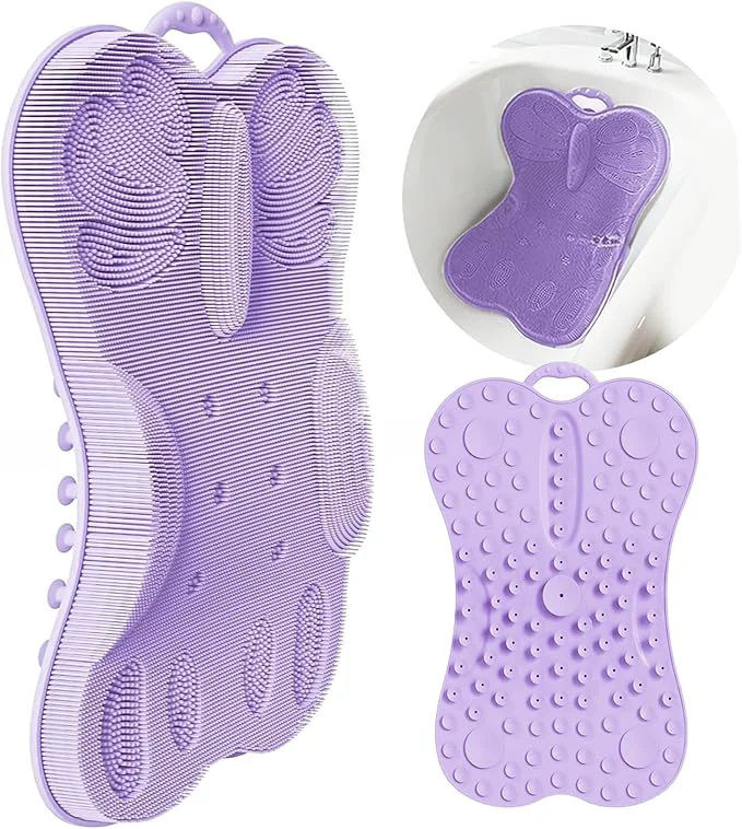 Pure Back Scrubber Body Bath Cushion Detailed