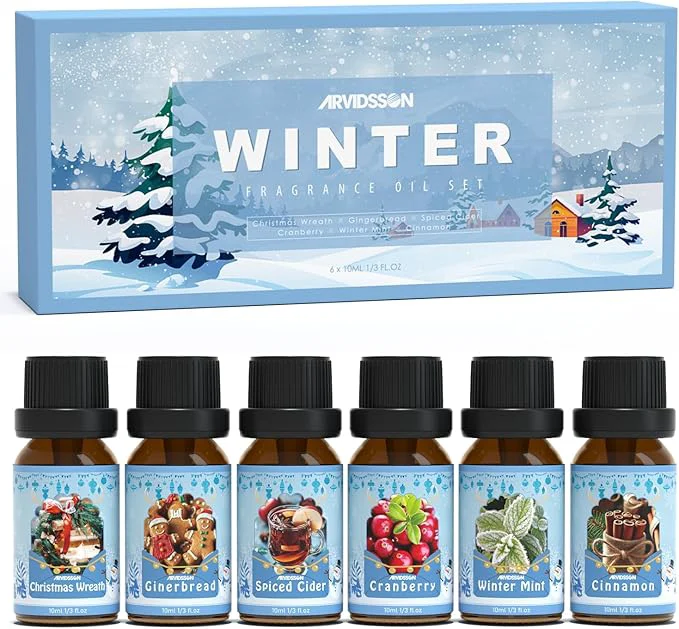 Selected ARVIDSSON Winter Essential Oils Set Holiday Fragrance Oil Original Design