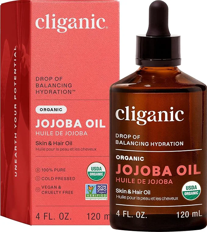 Secure Cliganic Organic Jojoba Oil Pure Moisturizing Clean