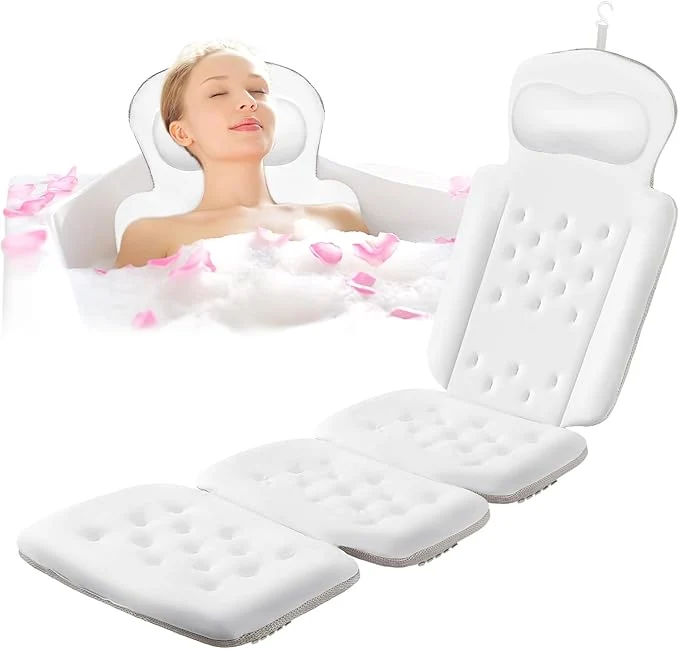 High-Quality Luxury Full Body Bath Pillow for Bathtub Bath Pillows for Tub Durable