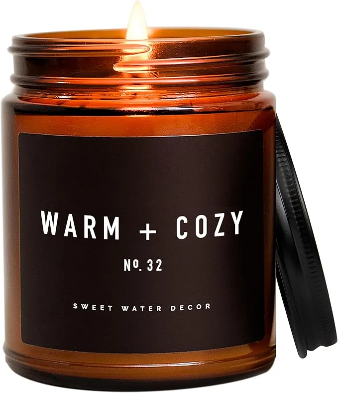 Innovative Sweet Water Decor Warm and Cozy Candle Pine and Fir Balsam Winter Scented Fashionable