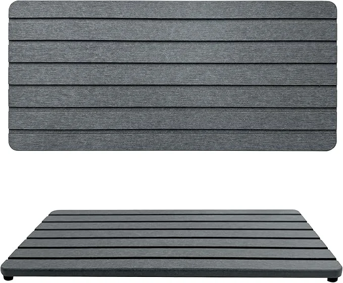 Prestigious NiuYichee 2 PCS Water Absorbent diatomite Coasters Stone Drying mat Natural