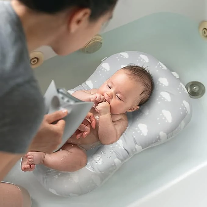Superior KAKIBLIN Baby Bath Mat Baby Bath Cushion Soft Anti-Slip Pad 0-6 Month Toddler Fine Crafted