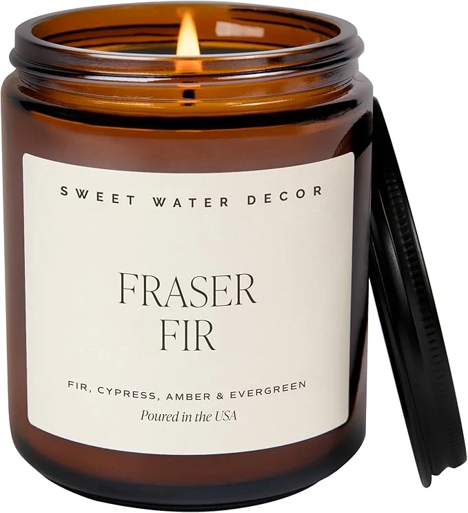 High-Performance Sweet Water Decor Fraser Fir Christmas Candles Traditional
