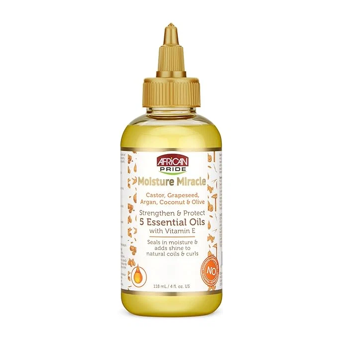 Verified African Pride Moisture 5 Essential Hair Oils Authentic