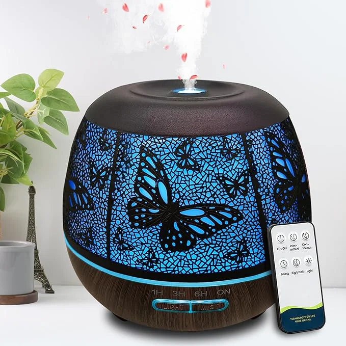 Natural Roonbo Diffusers for Essential Oils Large Room 400ml Essential Oil Diffuser Original Design