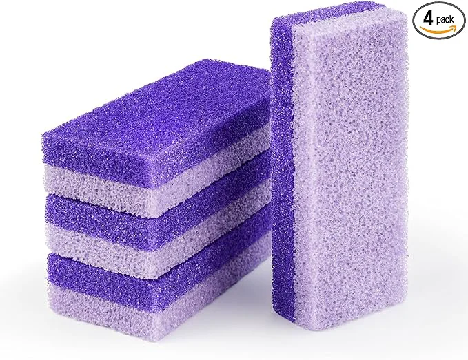 Functional 4 Pcs Foot Pumice Stone and Scrubber Traditional