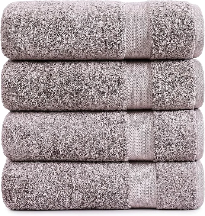 Trusted LANE LINEN Bath Towel Set of 4 PC Lightweight