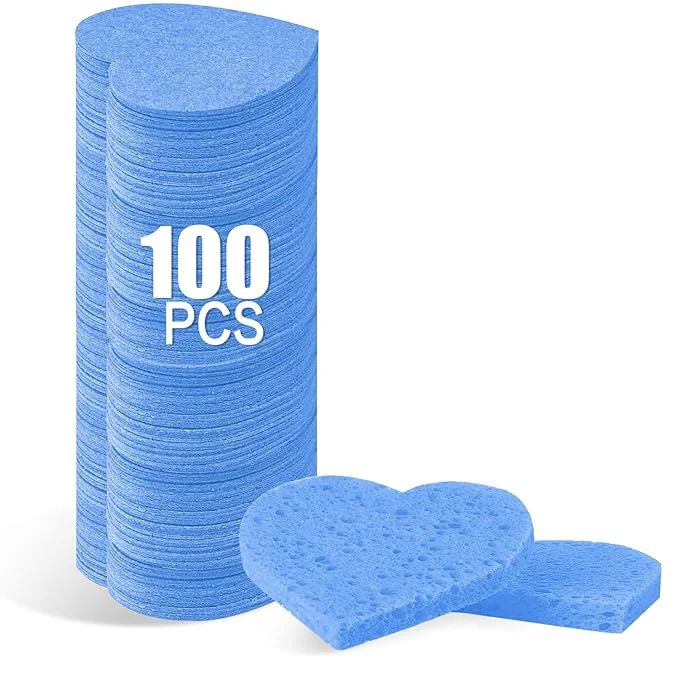 Trendy 100-Count Compressed Facial Sponges Secure