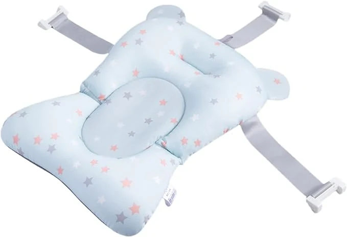 Premium Baby Bath Cushion Pad Newborn Bathtub Mat Infant Bath Supporter Net Baby Breathable