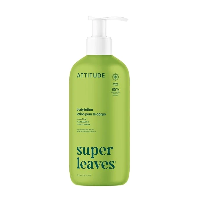 Natural ATTITUDE Body Lotion EWG Vegan Cruelty- Hydrating Moisturizer High-Quality