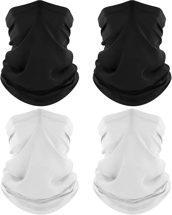 Green ROXUN 4 Pack Neck Gaiter Cooling Breathable Face Mask UV Protection Scarf Trusted