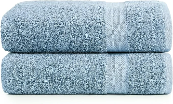 Excellent LANE LINEN Ring Spun Cotton Bath Sheets Practical