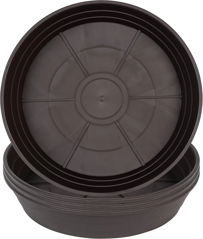 User-Friendly Plant Saucer 8 Inch 4 Pack 6 8 10 12 14 16 18 20 25 Plastic Plant Trays Soft