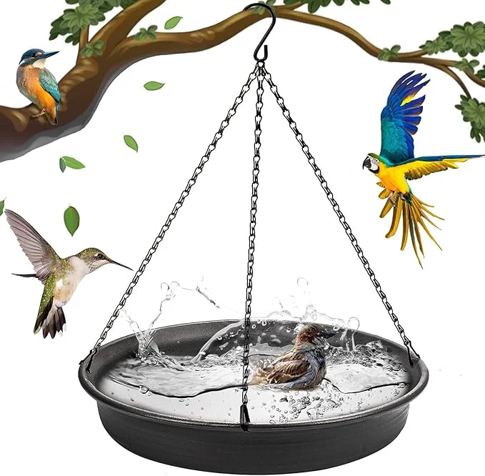 Casual Hanging Bird Bath Hanging Bird-Feeder Exclusive