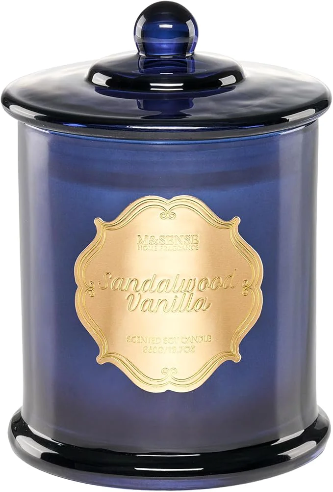 Versatile M SENSE Sandalwood Vanilla Soy Candle Consistent