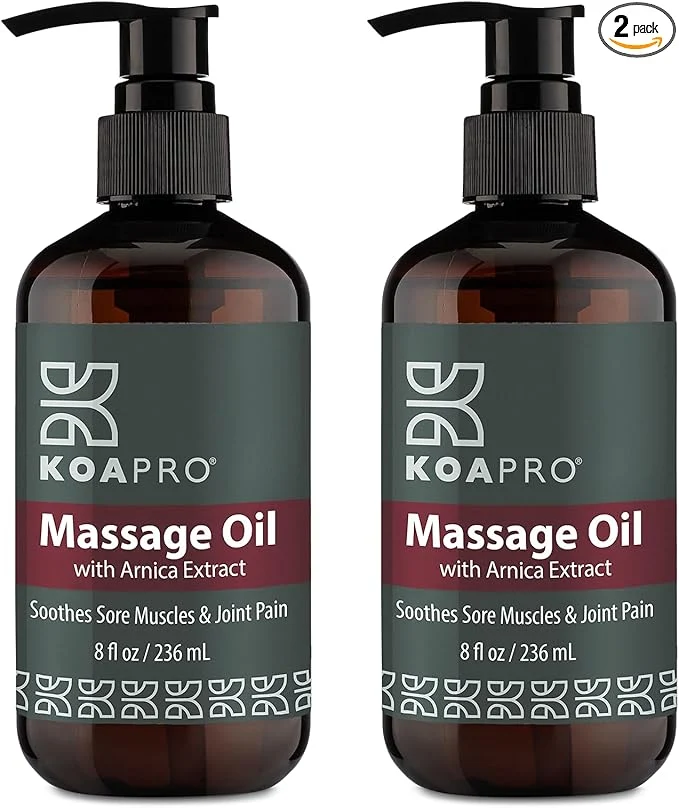 Elegant KOAPro Massage Oil for Massage Therapy 2 Pack Expertly Made