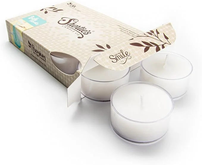 Fine Shortie's Candle Company Baby Powder Premium Tealight Candles Exclusive