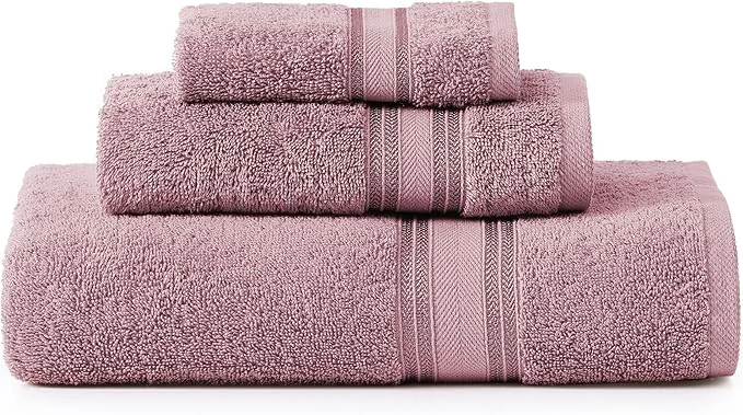 World-Class LANE LINEN Luxury Bath Towels Set Flexible