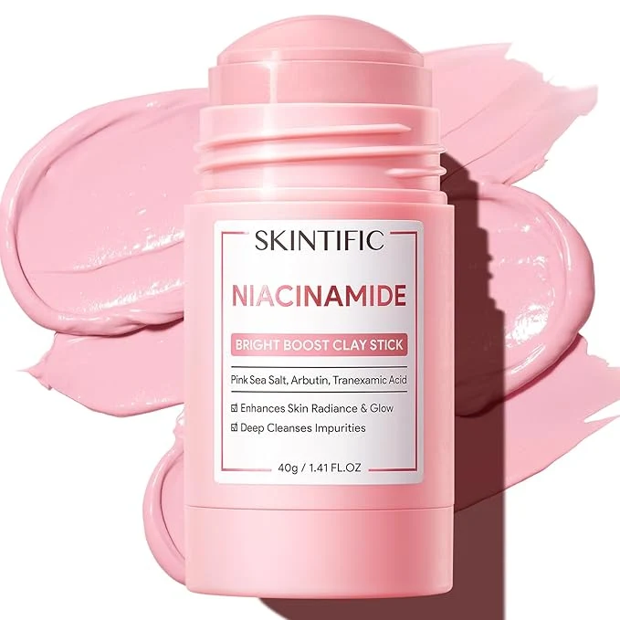 Fine Crafted SKINTIFIC Niacinamide Bright Boost Face Mask Stick Brightening Pore-Blurring Flexible