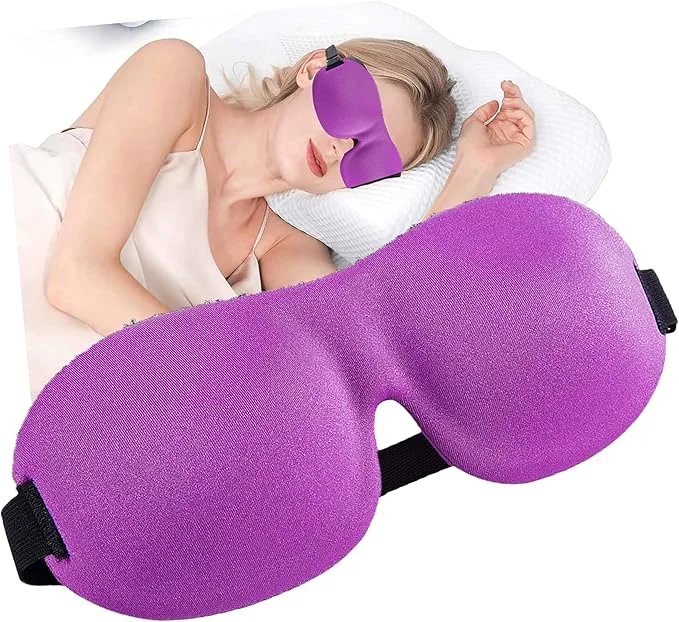 Sophisticated Soft 3D Blackout Sleep Eye Mask 1 Pack Functional