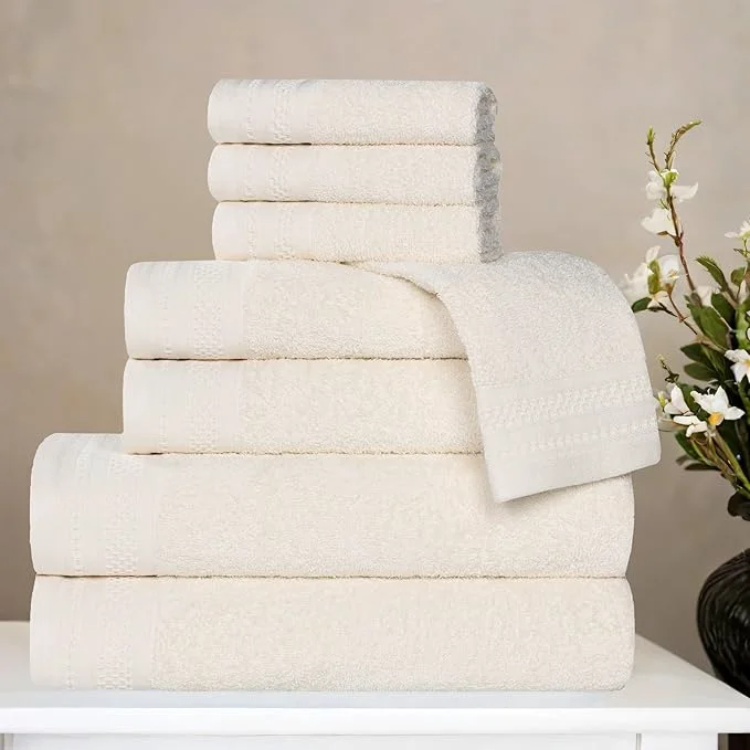 Responsible Superior Honeycomb Cotton Medium Weight Towels Elegant