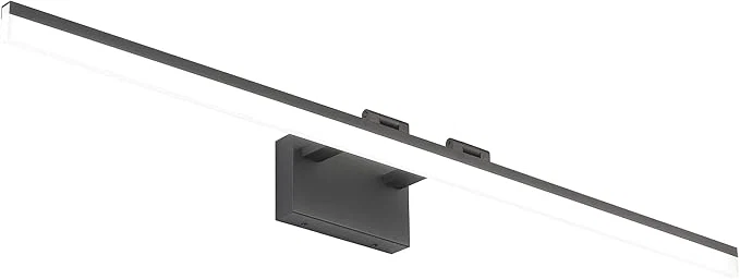 Verified SOLFART Dimmable LED Black Vanity Lighting Fixture Wall Light Over Mirror Fine Crafted