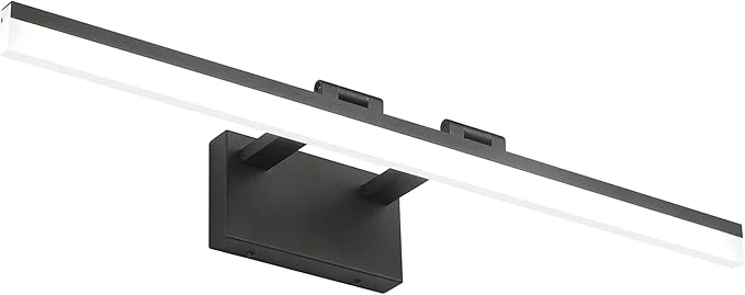 Exclusive SOLFART Black Vanity Light Modern 31.5 inch Dimmable LED Light Functional