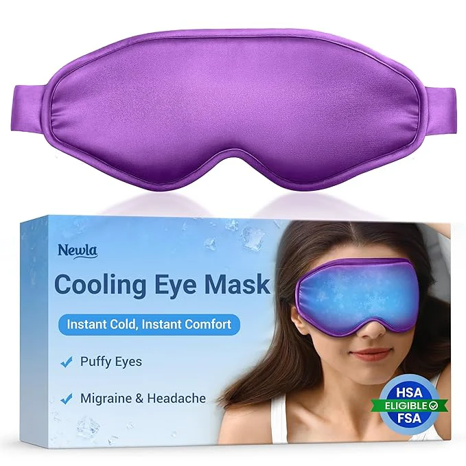 Natural Cooling Eye Mask for Puffy Eyes Fsa Eligible Items Hsa Ice Eye Pack for Pure