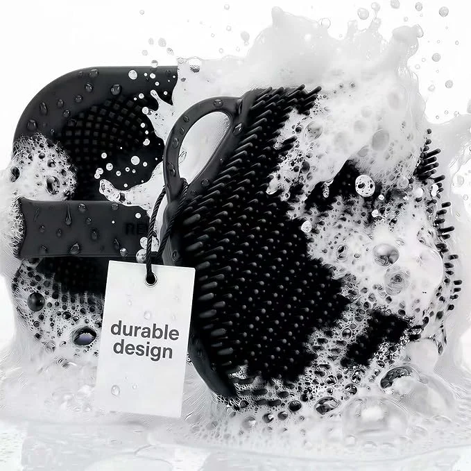 Responsible Silicone Body Scrubber for Shower Long-Lasting