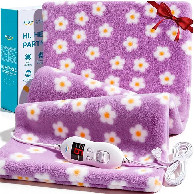 Authentic ALLJOY King Size Heating Pad for Back Pain Relief 33 x 17 Extra Large Heating Contemporary