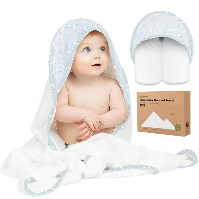 Long-Lasting KeaBabies Hooded Baby Towel for Newborn Certified