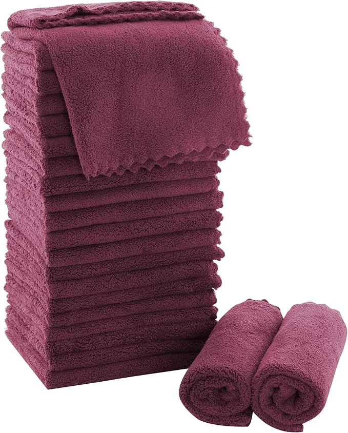Fine MOONQUEEN Ultra Soft Premium Washcloths Set Reusable