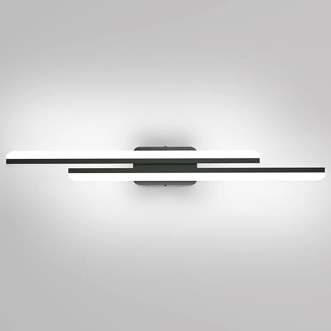 Breathable Ralbay 40 LED Black Vanity Light 40W Frosted Aluminum Modern LED Black Responsible