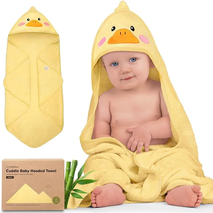 Safe KeaBabies Hooded Baby Towel for Newborn Contemporary