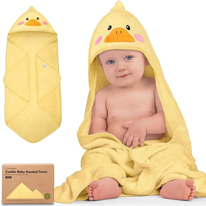 Luxury KeaBabies Hooded Baby Towel for Newborn Comfortable