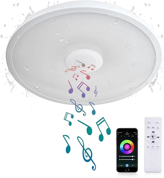 Quality Smart Waterproof LED Flush Mount Ceiling Light Fixture 11 inch 18W Pure