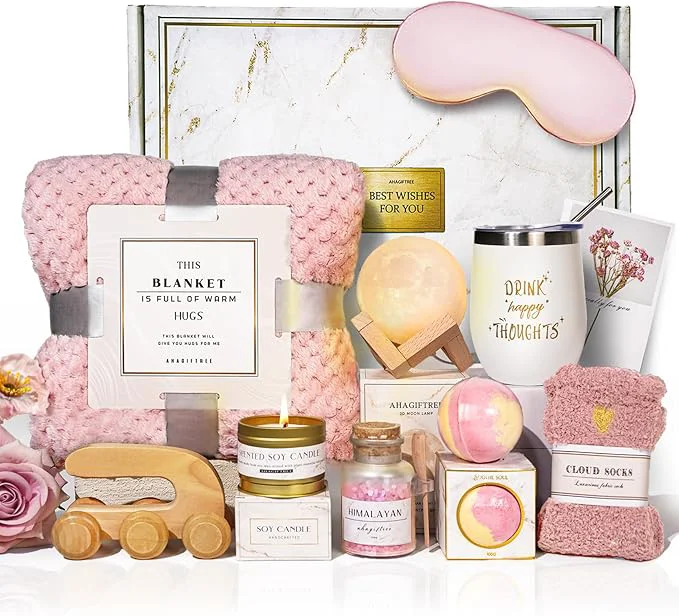 Convenient AHAGIFTREE Birthday Gifts self Care Get Well Soon Gift Baskets Natural