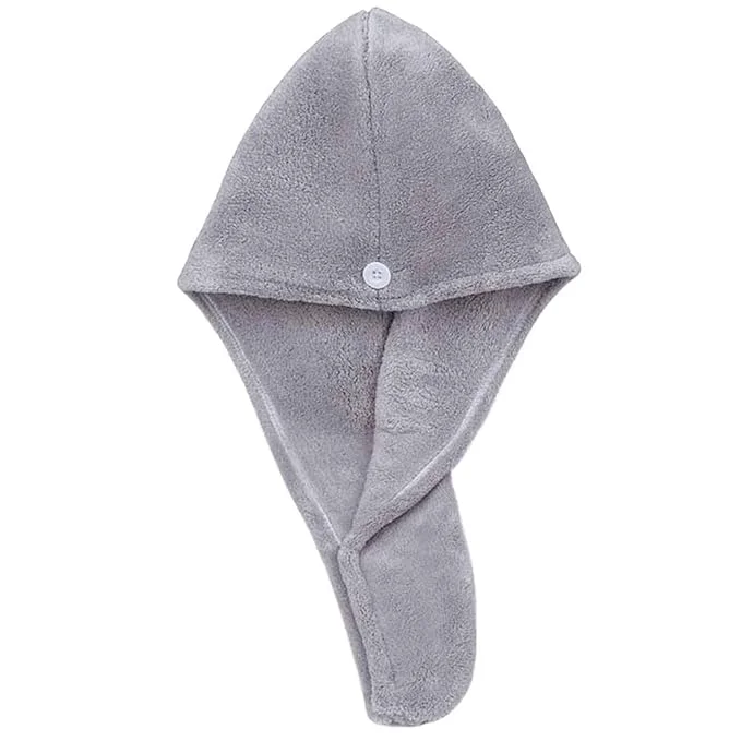 Solid Microfiber Hair Drying Wrap Towel Trendy
