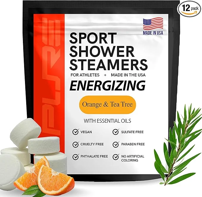 Smart Pure Energizing Sport Shower Steamers Natural